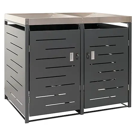 Proregal  Mülltonnenbox XL 2er-/4er-Mülltonnenverkleidung
