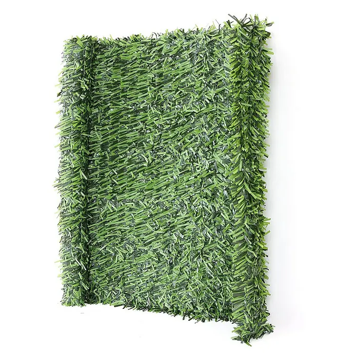 Proregal Sichtschutzelement Balkonsichtschutz - B x H: 500 x 150 cm, Kunststoff, Tanne hell - Künstliche Heckenmatte, ideal für den Garten oder Balkon, bietet Privatsphäre und eine grüne Optik ohne Pflegeaufwand.