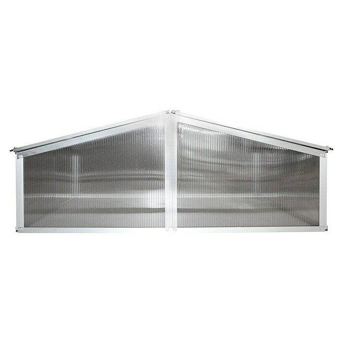 Vitavia Frühbeet Gaia 2X (100 x 120 x 26 cm, Transparent, Polycarbonat)