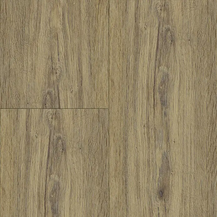 Vinylboden Sly XL - Edinburgh Oak, Landhausdiele, 1.510 x 220 x 7,5 mm - Nahaufnahme von hellbraunem Laminatboden mit natürlicher Holzstruktur für ein warmes und einladendes Ambiente im Raum.
