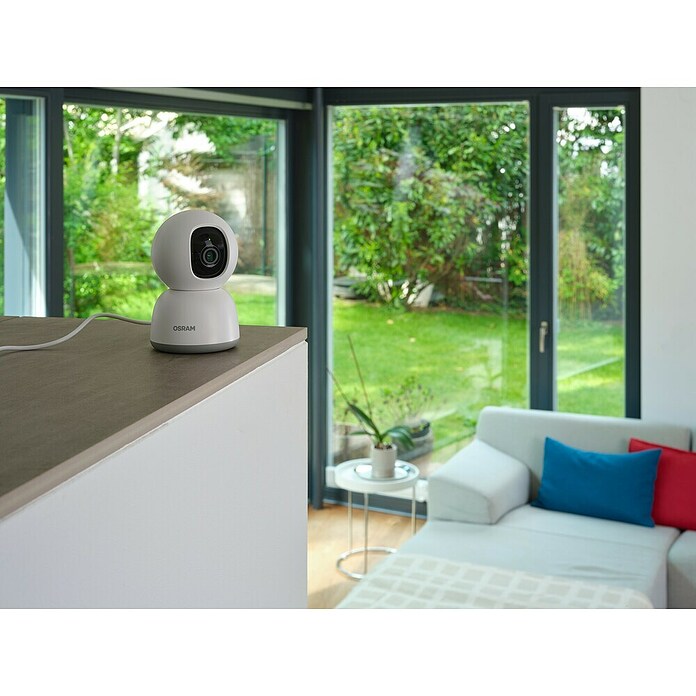 Osram Smart+ Überwachungskamera 360 (Passend für: Alarmsystem, Smart Home System) | BAUHAUS