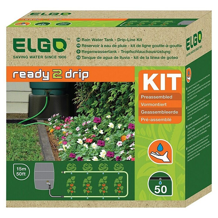 Elgo Regentonnenset RWK50 (Geeignet für: Bewässerung)