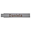 Heka Zollstock (Aufdruck: Daniela, Länge: 2 m, Weiß)