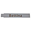 Heka Zollstock (Aufdruck: Bettina, Länge: 2 m, Weiß)