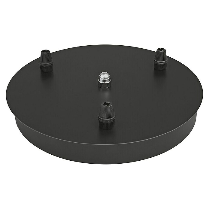 Osram Lampenbaldachin Triple Canopy Vintage 1906 (Schwarz, Durchmesser: 200 mm)