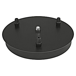 Osram Baldaquín de lámpara Triple Canopy Vintage 1906 (Negro, 200 mm)