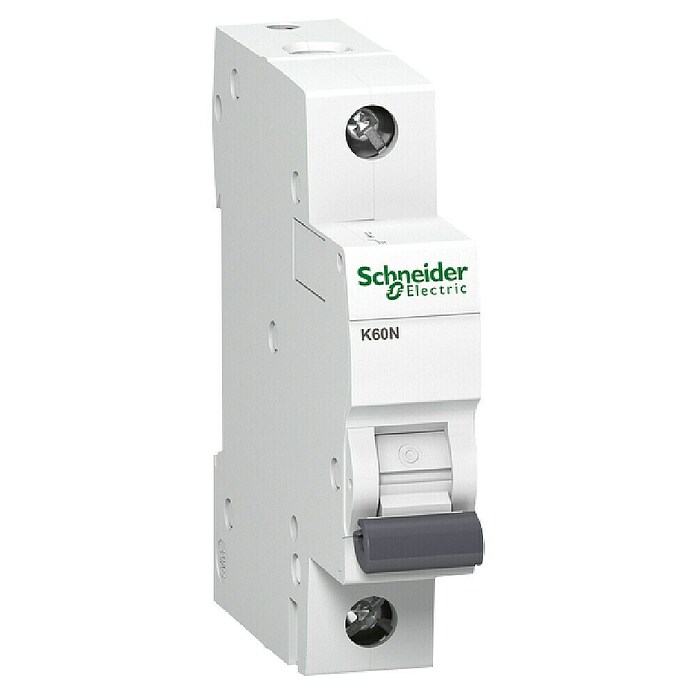 Schneider Electric Odklopno stikalo K60N  (Značilnost sprožanja: B, 16 A, Nazivni preostali tok: 6 kA, Število polov: 1 kos) | 3300 - Sicherungsautomat Marke | CBFA - Reiheneinbaugeräte | CBF - Hausinstallation | CB - Elektroinstallation | C - Elektro | BAUHAUS