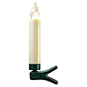 Set de velas navideñas con LED (Para interior, Número de bombillas: 20 ud., Marfil, IP20)