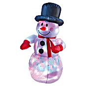 Muñeco de nieve (Altura: 120 cm, Poliéster, LED)