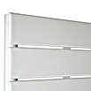 Camargue Designheizkörper Niagara (37 x 190 cm, Anschlüsse: Unten mittig, 765 W, Weiß)
