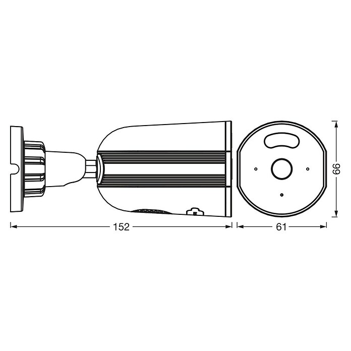 Osram Smart+ Überwachungskamera Outdoor Fixed (Passend für: Alarmsystem, Smart Home System) | BAUHAUS