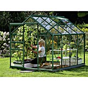 Vitavia Gewächshaus Venus 5000 (2,57 x 1,95 x 1,97 m, Farbe: Smaragd, Einscheibensicherheitsglas (ESG), 3 mm)