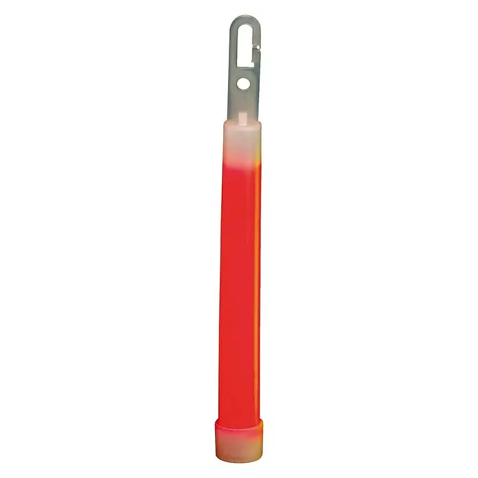 Westline Leuchtstab XXL - Rot, 15 cm - Leuchtstab in leuchtendem Rot mit praktischem Aufhänger für den vielseitigen Einsatz bei Dunkelheit oder als Signalelement.