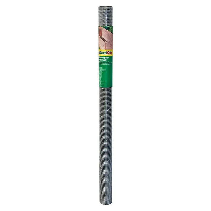 Gardol Hochbeetgitter - 2,1 x 1,1 m - Nahaufnahme eines Rollen-Drahtgeflechts. Ideal zum Schutz von Pflanzen und zur Gestaltung von Hochbeeten im Garten.