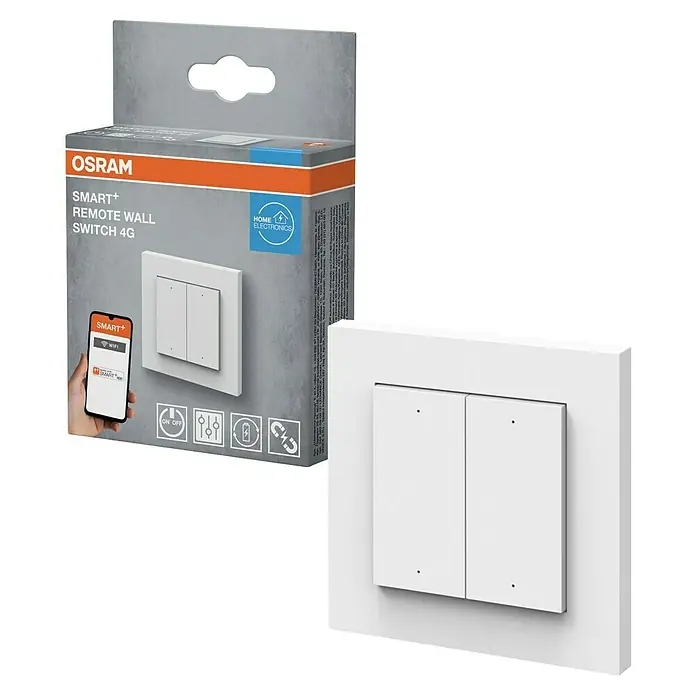 Osram Smart+ Schalter 4G matter - Weiß, Innen - Osram Smart+ Remote Wall Switch 4G in Originalverpackung, ein intelligenter Wandschalter für Ihr vernetztes Zuhause.