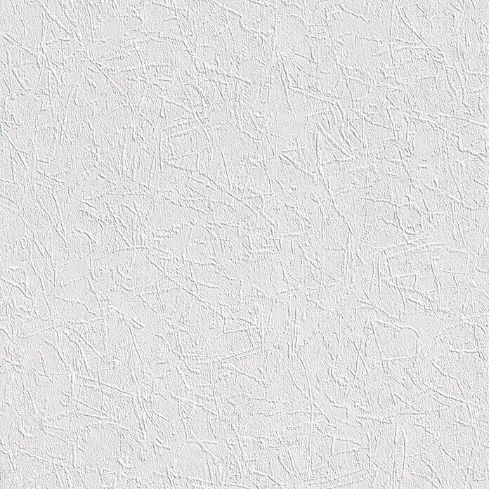 Rasch Papiertapete (Weiß, Uni, 10,05 x 0,53 m)