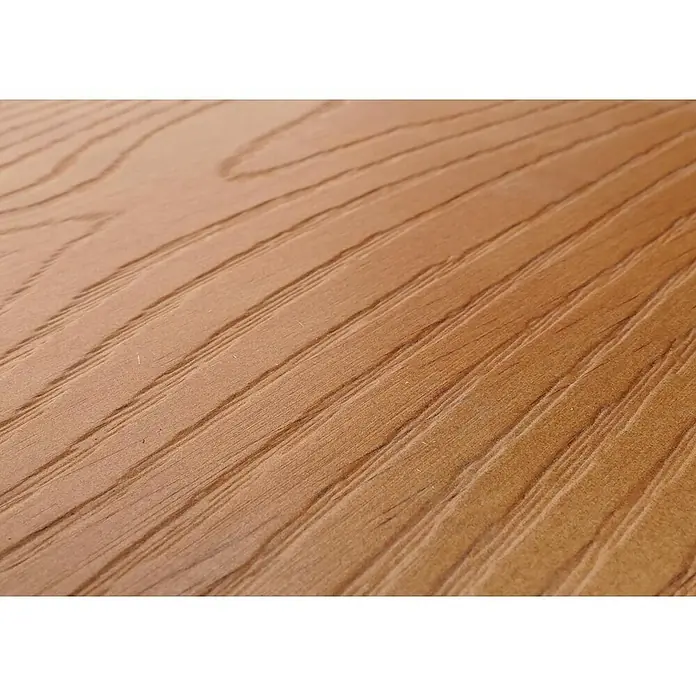 Berlinlodge Holzregal 2er-Set Wandregal - H x B x T: 29 x 45 x 25 cm, Anzahl Böden: 2 Stk., Einhängen, Natur - Nahaufnahme einer Holzoberfläche mit markanter Maserung, die die natürliche Schönheit und Textur des Materials hervorhebt.