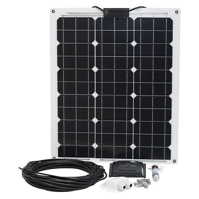 Sunset Solar-Strom-Set LaminatGeeignet für: 12 V/24 V Systeme, Nennleistung: 50 W, Für Booten, Yachten und Wohnmobilen Front View