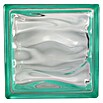 Fuchs Design Bloque de vidrio BM Reflex (Caribe, Aqua, 19 x 19 x 8 cm)