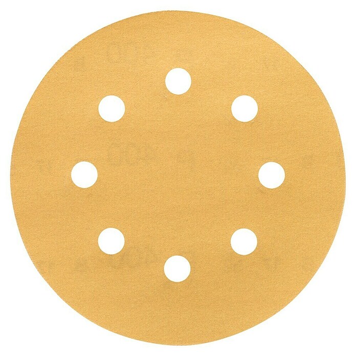 Craftomat Hoja de lija (Diámetro: 115 mm, Granulación: 400, Perforado)