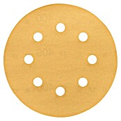 Craftomat Hoja de lija (Diámetro: 115 mm, Granulación: 400, Perforado)