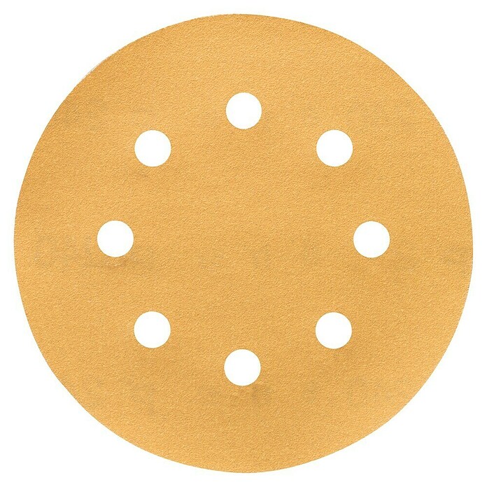Craftomat Hoja de lija (Diámetro: 115 mm, Granulación: 240, Perforado)