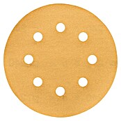 Craftomat Hoja de lija (Diámetro: 115 mm, Granulación: 240, Perforado)