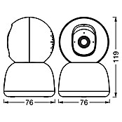 Osram Smart+ Überwachungskamera 360 (Passend für: Alarmsystem, Smart Home System) | BAUHAUS