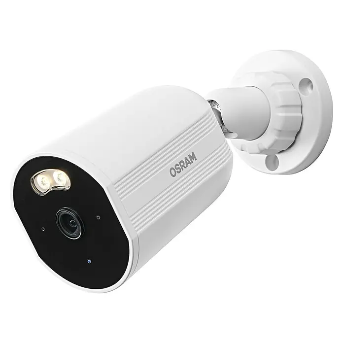 Osram Smart+ Überwachungskamera Outdoor Fixed - Passend für: Alarmsystem, Smart Home System - OSRAM Überwachungskamera in Weiß, ideal für die Sicherheit Ihres Zuhauses. Schützt zuverlässig und ist einfach zu installieren.