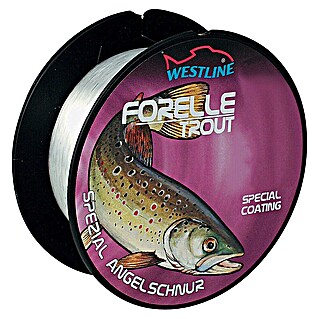 Westline Zielfischschnur (Zielfisch: Forelle, Ø x L: 0,25 mm x 500 m, Tragkraft: 3,8 kg, Klar)