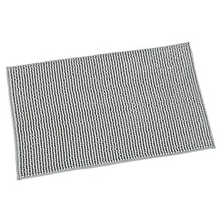 Camargue Badteppich Zottel (50 x 80 cm, Light Grey, 100% Polyester)
