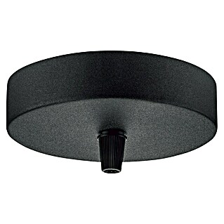Home Sweet Home Plafondhouder voor lamp (Enkelvoudig, Zwart, Metaal, 11 cm)