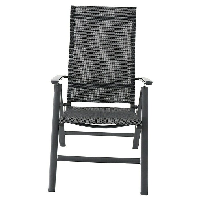 Sunfun Maja Gartenmöbel-Set (5-tlg., Glas/Textilen, Anthrazit)