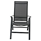 Sunfun Maja Gartenmöbel-Set (5-tlg., Glas/Textilen, Anthrazit)
