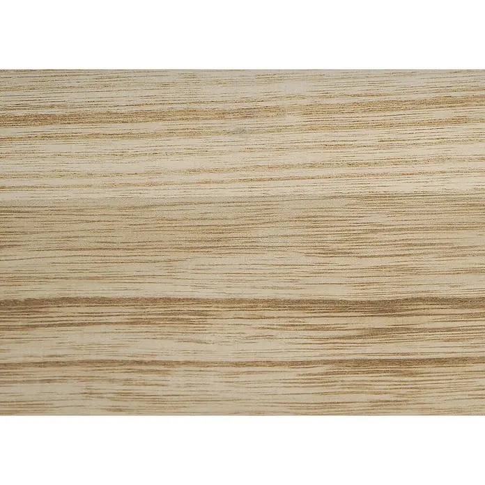 Berlinlodge Holzregal Wandregal - H x B x T: 50 x 35 x 17 cm, Anzahl Böden: 2 Stk., Einhängen, Natur - Nahaufnahme einer hellen Holzoberfläche mit feiner Maserung, ideal für Möbel oder Fußböden, die Wärme und Natürlichkeit ausstrahlen.