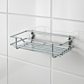 Venus Cesta de baño Basic (12 x 25 x 5,5 cm, Cromo, Brillante)