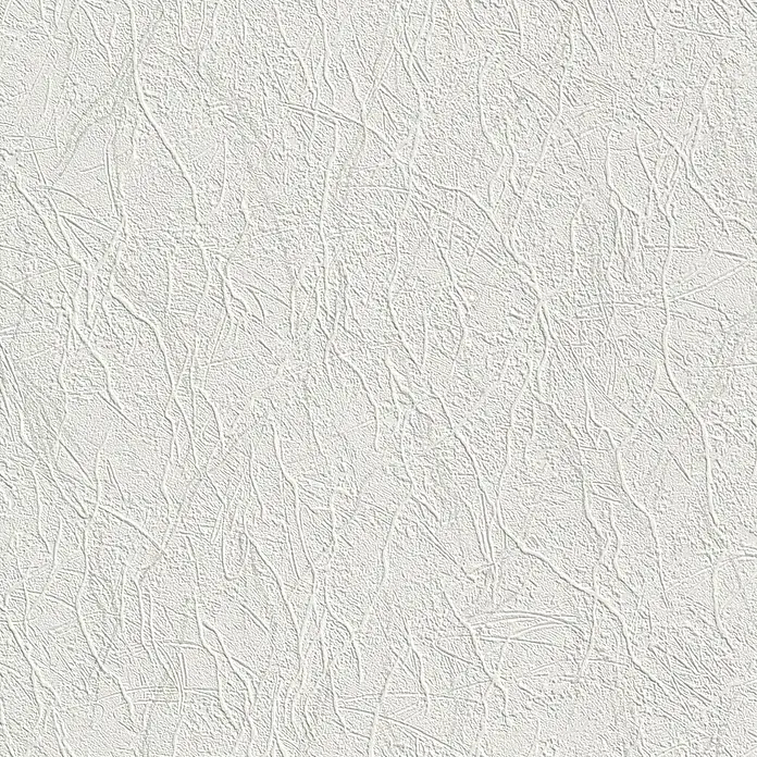 Rasch Vliestapete Putzstruktur II - Weiß, Uni, 10,05 x 0,53 m - Helle Tapete mit feiner Struktur und organischen Mustern. Ideal für eine dezente Wandgestaltung in Wohnräumen, die eine ruhige Atmosphäre schaffen soll.