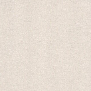 Rasch Vliestapete (Beige/Creme, Uni, 10,05 x 0,53 m, Gewebestruktur)