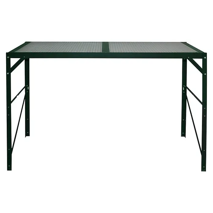 Vitavia Anzuchttisch II - 54 x 121 x 76 cm, Smaragd - Bild eines stilvollen Gartengerüst, das robust und wetterfest ist, ideal für Kletterpflanzen und als dekoratives Element.