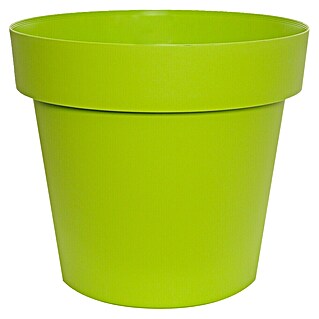 Tegla za cvijeće Melrose Lux (Vanjska dimenzija (ø x V): 14 x 13 cm, Plastika, Zelena)