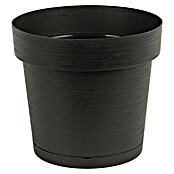 Cvetlični lonec Melrose  (Zunanje dimenzije (Ø x V): 30 x 25,5 cm, Plastika, Antracit) | 8444 - Kunststoff Pflanzgefäße | IAKB - Gefäße Outdoor | IAK - Gefässe,Deko outdoor, Zeitschriften | IA - Gartenhartware | I - Stadtgarten | BAUHAUS