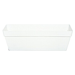Korito za rastline Melrose Glamour (Bele barve, Do x Š x V: 50 x 18 x 16 cm)