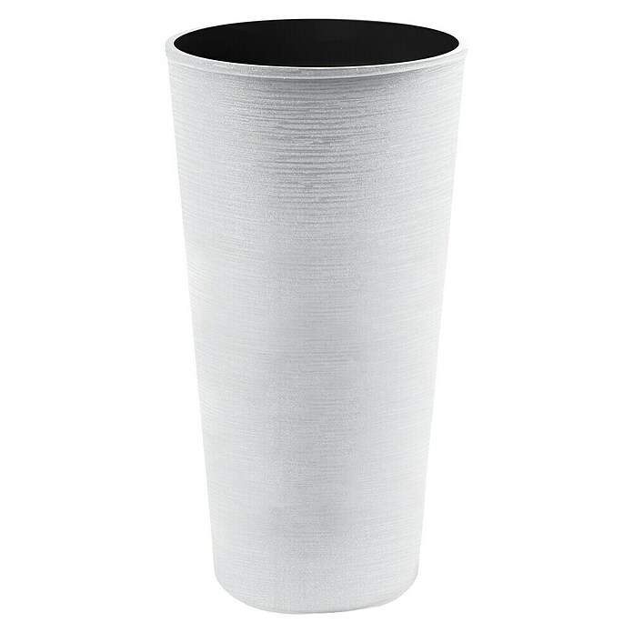 Visoka okrugla posuda za biljke Melrose Glamour  (Plastika, Bijela) | BAUHAUS