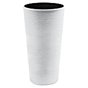 Visoka okrugla posuda za biljke Melrose Glamour  (Plastika, Bijela) | BAUHAUS
