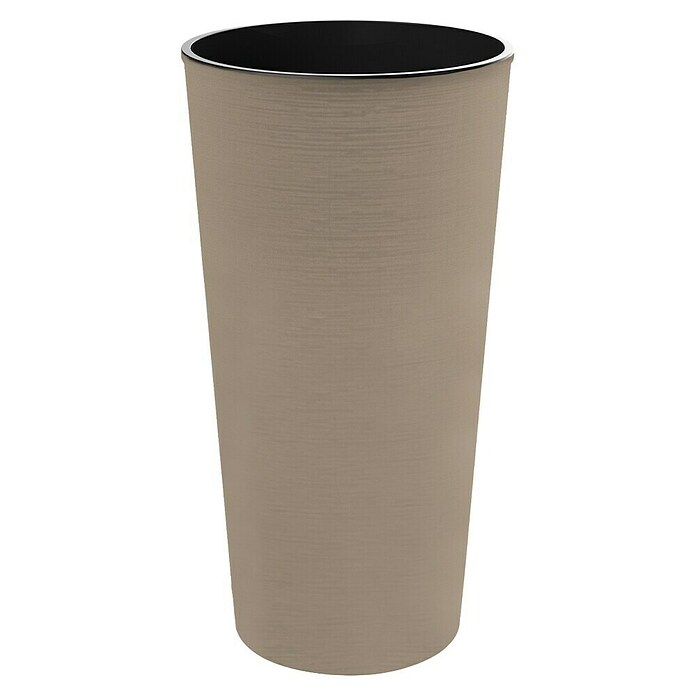 Okrogli stebrasti cvetlični lonec Melrose Glamour  (Plastika, Rjava) | 8444 - Kunststoff Pflanzgefäße | IAKB - Gefäße Outdoor | IAK - Gefässe,Deko outdoor, Zeitschriften | IA - Gartenhartware | I - Stadtgarten | BAUHAUS