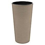 Okrogli stebrasti cvetlični lonec Melrose Glamour  (Plastika, Rjava) | 8444 - Kunststoff Pflanzgefäße | IAKB - Gefäße Outdoor | IAK - Gefässe,Deko outdoor, Zeitschriften | IA - Gartenhartware | I - Stadtgarten | BAUHAUS