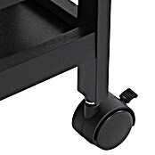 Versa Carro de cocina (L x An x Al: 15 x 36 x 74 cm, Negro, Acero) | BAUHAUS