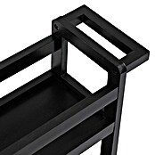 Versa Carro de cocina (L x An x Al: 15 x 36 x 74 cm, Negro, Acero) | BAUHAUS