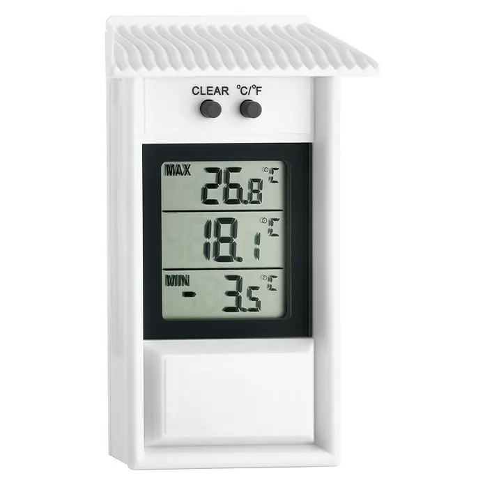 TFA Dostmann Innen/Außen Thermometer - Wetterfest Aus Aluminium