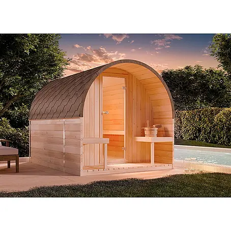 FinnTherm  Fasssauna ScandiPod Premium
